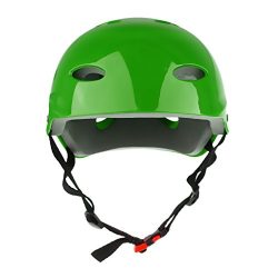 MagiDeal CE Approved Water Sports Safety Helmet S/M/L – Green, M