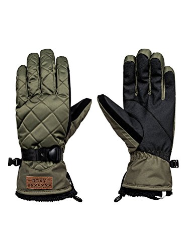 Roxy Womens Merry Go Round – Snowboard/Ski Gloves – Women – L – Green Du ...