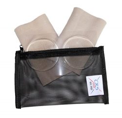 CRS Cross Gel Pad 2 Ankle Gel Sleeves and 2 Ankle Discs for Skating Boot (Figure skating, Ice ho ...