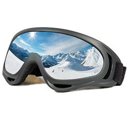 Ski Goggles Snowboard Adjustable UV Protective Motorcycle Goggles Outdoor Tactical Glasses Dust- ...