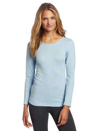 Duofold Women’s Mid Weight Wicking Thermal Shirt, Frost, Small