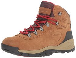 Columbia Women’s Newton Ridge Plus Waterproof Amped Hiking Boot, Elk, Mountain Red, 9.5 B US