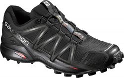 Salomon Men’s Speedcross 4 Trail Runner, Black A1U8, 10.5 M US
