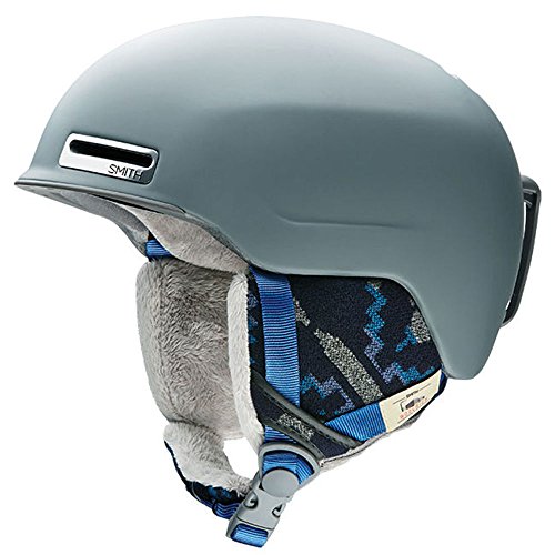Smith Optics Allure Adult Ski Snowmobile Helmet – Matte Frost Woolrich / Medium