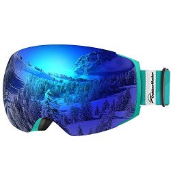 OutdoorMaster Ski Goggles PRO – Frameless, Interchangeable Lens 100% UV400 Protection Snow ...
