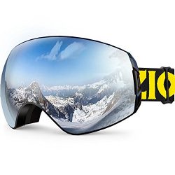 Zionor XA Ski Snowboard Snow Goggles for Men Women Anti-fog UV Protection Spherical Dual Lens Design
