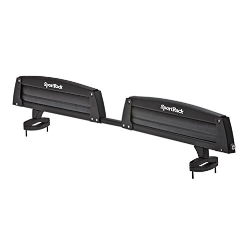 SportRack SR6453 Locking Roof Ski and Snowboard Carrier, Black