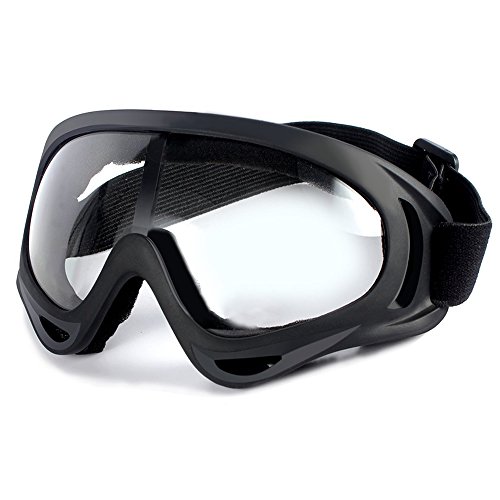 Ski Goggles UV Protection Adjustable Portable Motorcycle Bicycle Goggles Dustproof Scratch, Outd ...