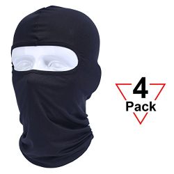 AXBXCX 4 Pack – Balaclava Windproof Ski Mask Neck Gaiter Bandanas Helmet Liner for Airsoft ...
