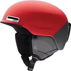 Smith Optics Adult Maze Ski Snowmobile Helmet – Matte Fire Split / Large