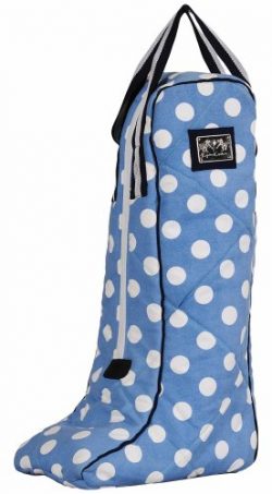Equine Couture Emma Boot Bag, Light Blue/Navy, Standard