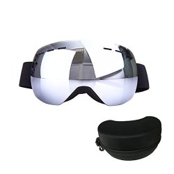 OTG Best Ski Goggles Frameless 100% UV400 Protection Snow Goggles for Men & Women teens anti ...