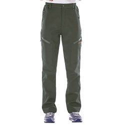 Nonwe Women’s Warm Waterproof Workouts Fleece Climbing Sweat Pants 700840M-32
