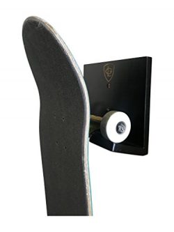 Greg Lutzka Pro Model Bamboo Skateboard Wall Rack | Mount for Storing Your Skateboard | Black