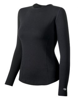 Duofold Women’s Heavy Weight Double Layer Thermal Shirt, Black, X Large