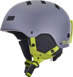 Traverse Sports Dirus Convertible Ski & Snowboard/Bike & Helmet, Matte River Rock, Mediu ...