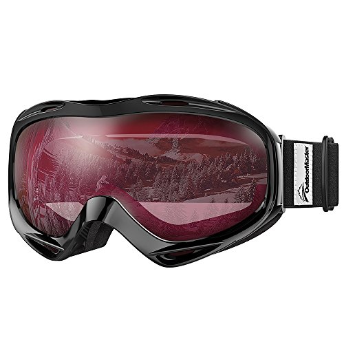 OutdoorMaster OTG Ski Goggles – Over Glasses Ski / Snowboard Goggles for Men, Women & ...