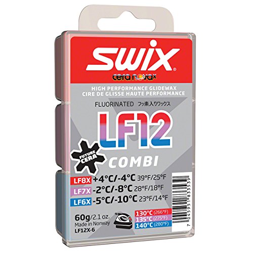 Swix LF12X-60 Cera Nova X Low Fluoro Performance Base Wax, 60gm
