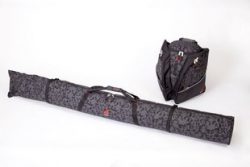Athalon 312/135 Set Deluxe Boot Bag & Single Ski Bag (2 Piece), Night Vision