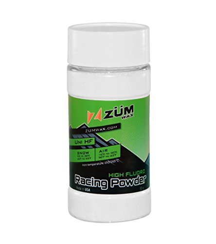 ZUMWax HIGH FLUORO NANO Racing Powder Wax Ski/Snowboard – BEST FLUORO in the PUREST form & ...