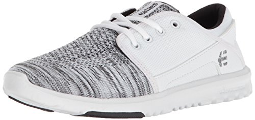 Etnies Women’s Scout YB W’s Skate Shoe, White, 9 Medium US