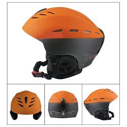 MZS Tec Professional Ski Helmet, Adjustable Outdoor Skiing Windproof Keeping Warm Snow Sports He ...
