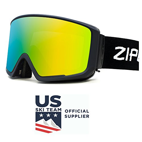 Zipline Podium CL Ski/Snowboard / Snowmobile Goggles – No Fog – 6 Lens Interchangeab ...