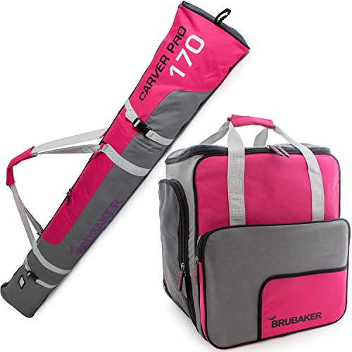 BRUBAKER Superfunction – Limited Edition – Combo Ski Boot Bag and Ski Bag for 1 Pair ...